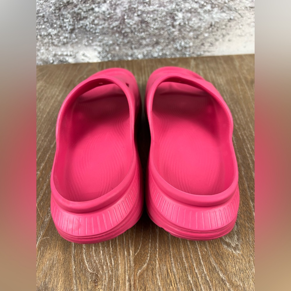 Hoka Women's Coral Pink Slide Sandals - Picture 5 of 11
